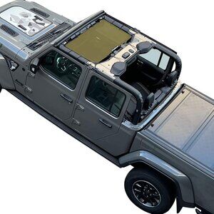 Shadeidea Front Sun Shade for Jeep Gladiator JT (2018–2023) –‎ Tank Green